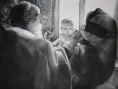 Крещение  60х80 частная коллекция